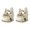 Melrose Santa with Paint Brush Christmas Figure - 6.5" - Set of 2